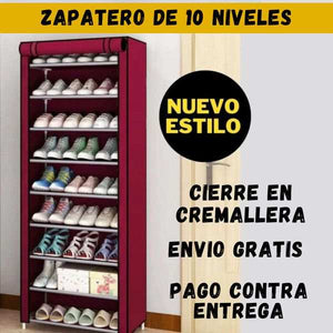 Zapatero 10 Níveles - Promoción Cierre de Tienda 50% Descuento + Regalos Gratis