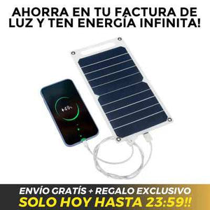 Cargador Panel Solar Portátil - Eco Power SOLO HOY Con Regalos Exclusivos y Envío Gratís! [ENERGÍA INFINITA]