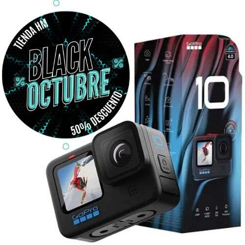 PROMOCIÓN BLACKOCTUBRE - Cámara GoPro 5K + Funda Ultrarresistente de Regalo