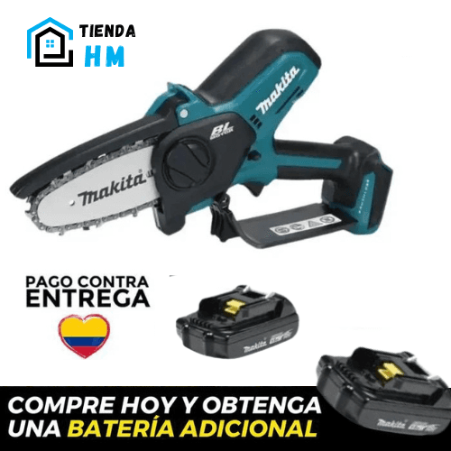 Makita Motosierra Alemana PRECIO DE COSTO - SOLO HOY HASTA 23:59 con DOBLE BATERÍA 48V Y ACCESORIOS REGALO (QUEDAN 13 UNIDADES) 🎁