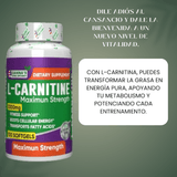 Suplemento para adelgazamiento L-Carnitina® 90 Caps - ¡Transforma la grasa en energía! SEGUNDA UNIDAD GRATIS SOLO HOY