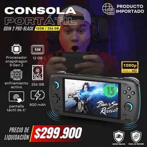 🎮 Nueva Consola Gaming AYN ODIN 2 PRO X7 🎮 Lo último en Portátiles Para +3000 Juegos Retro 🔥 50%OFF